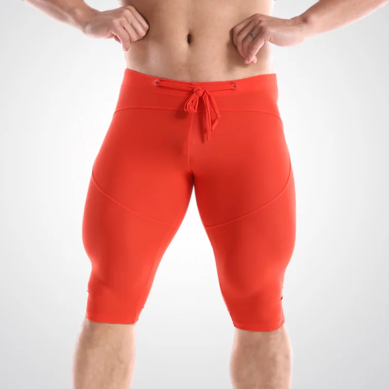 Men's Quick Dry Sports Leggings Gym Shorts Soccer Jogging Compression Tights Running Shorts