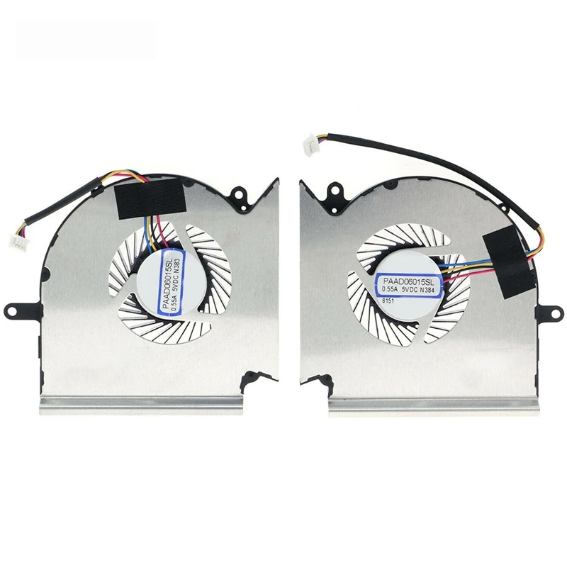 

CPU + GPU Cooling Fan NEW As Shown Computer Accessories For MSI GE63VR MS-16P1 GE73VR MS-17C1 N383 N384