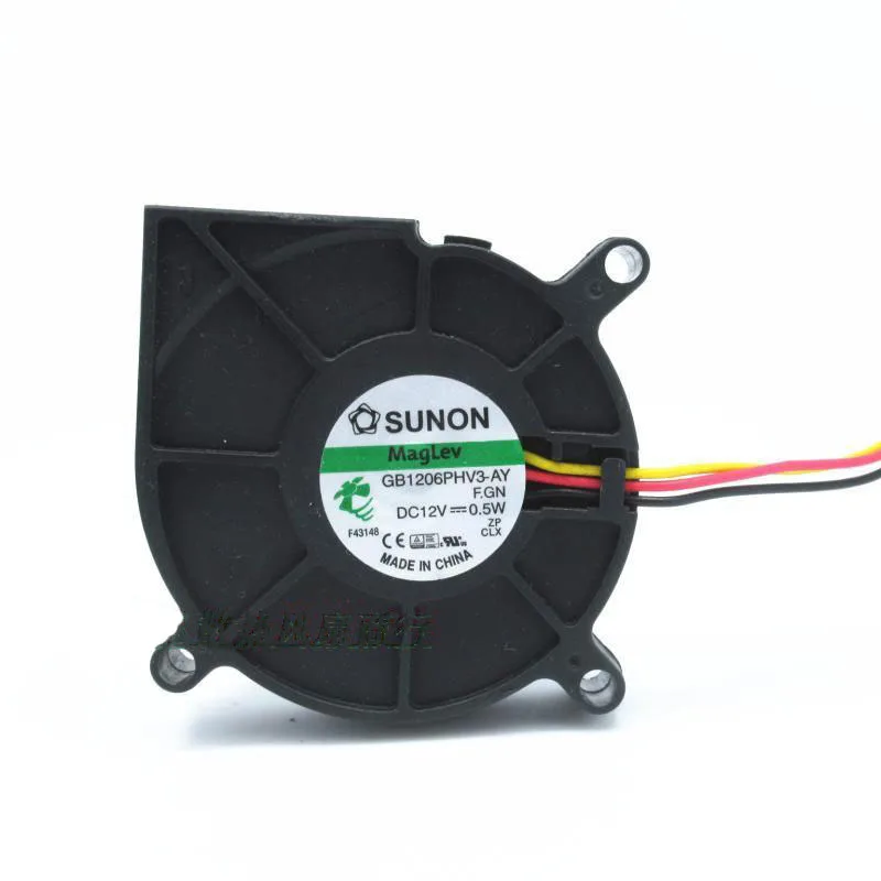 Sunon GB1206PHV3-AY Maglev Humidifier centrifugal fan industrial blower  projector blower centrifugal fan  DC12v  0.5W with 3pin