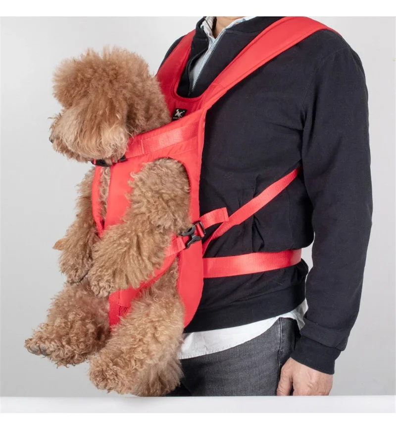 Pet Dog Carrier Bag Breathable Backpack for Dogs Cats Out Double Shoulder Portable Travel Backpack Outdoor Dog Cat Carrier Bag