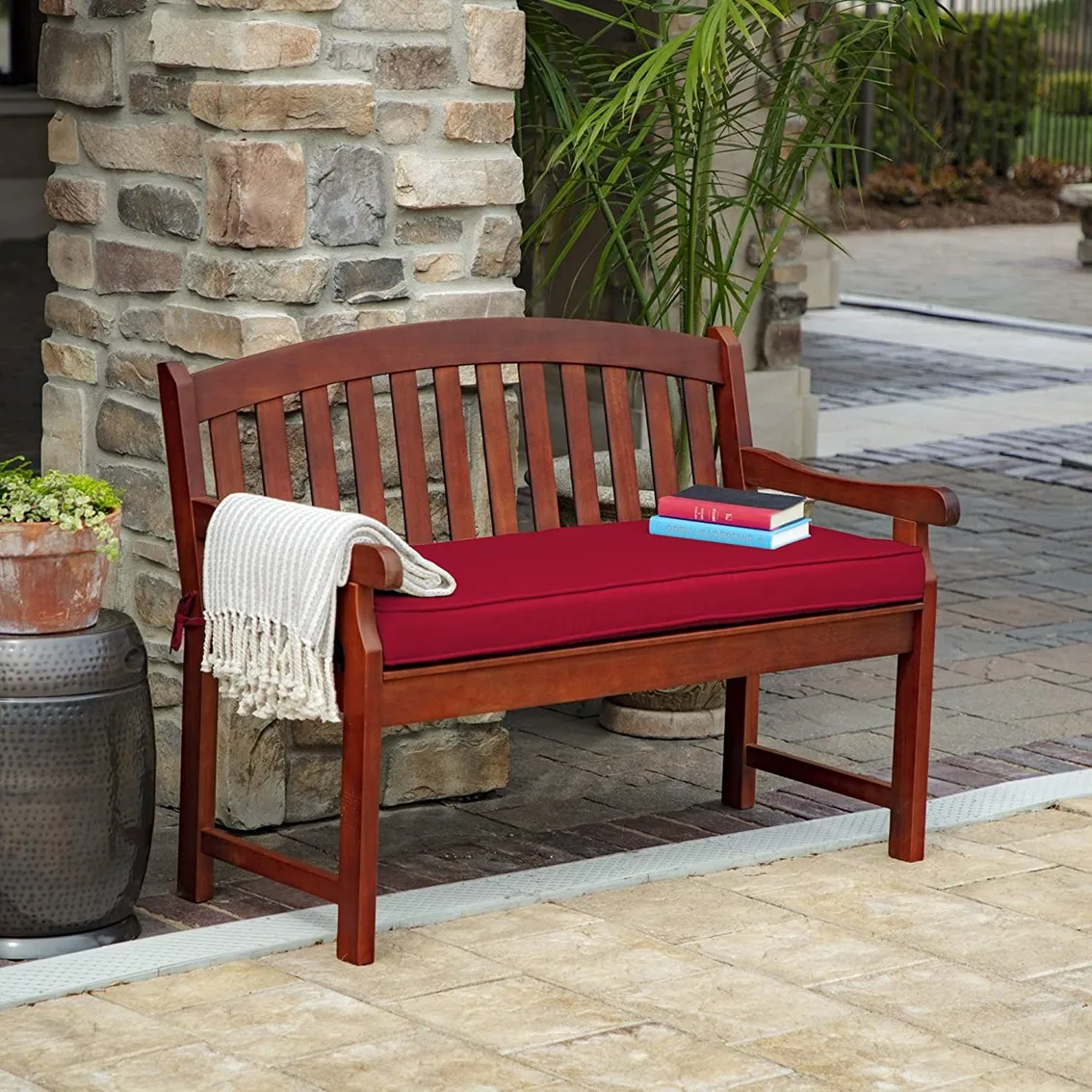 Custom Waterproof Bench Cushions Outdoor Patio Seat Pads for