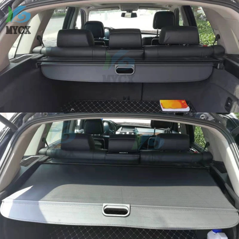 Cubierta de carga de maletero para BMW X5 E70 2007-2013, protector de  seguridad, cortina de equipaje trasero, partición retráctil, accesorios de  privacidad para coche - AliExpress