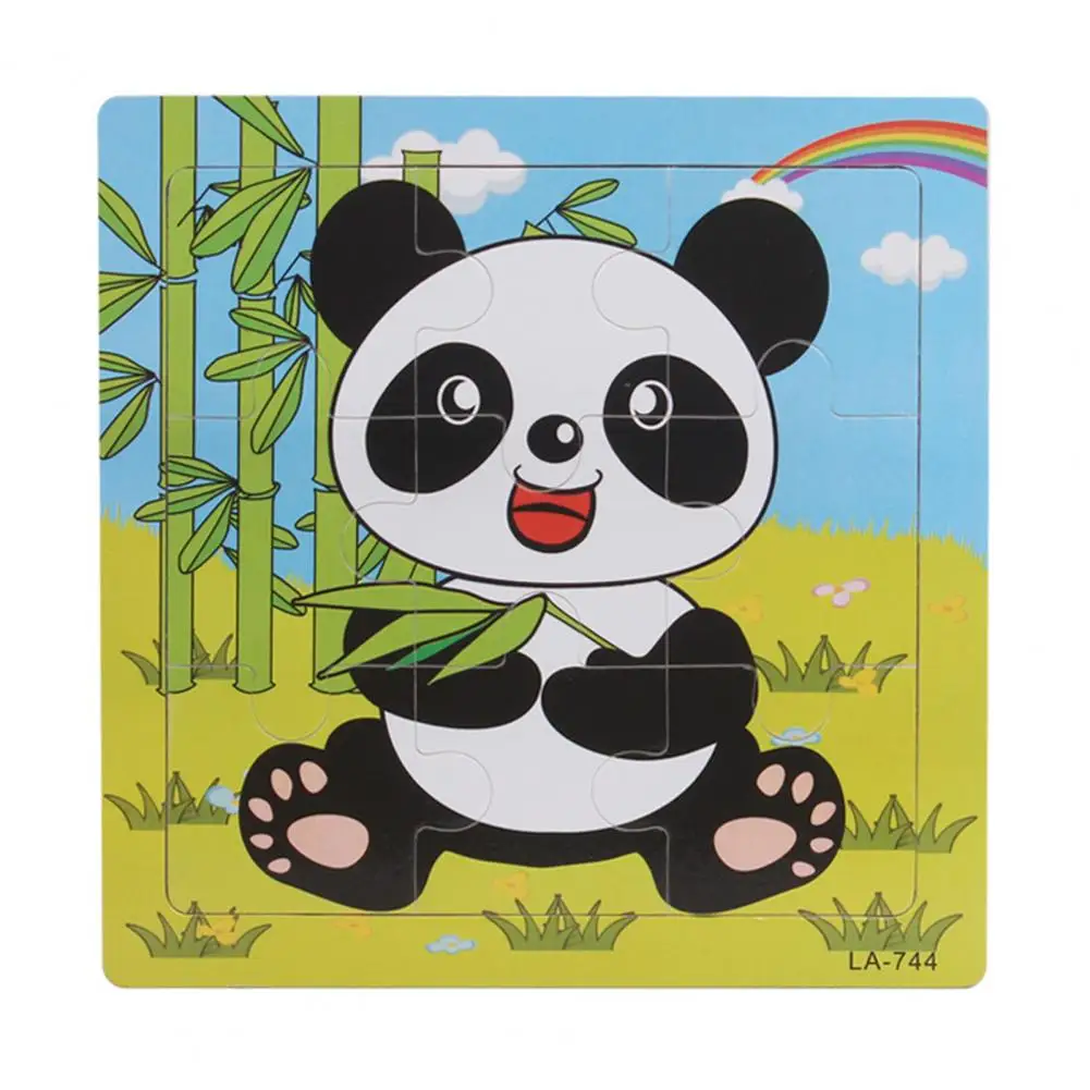 

Preschool Toy Cartoon Animal Improve Problem-solving Ability Entertainment Intellectual Cock Monkeys Jigsaw Puzzle Gift