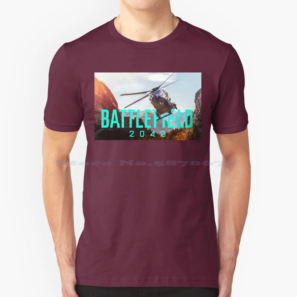 Battlefield 2042 Maglietta Da Guerra All-Out Di Nuova Generazione 100% Cotone Tee Battlefield 2042 Giochi Battlefield 6 Battlefield 5