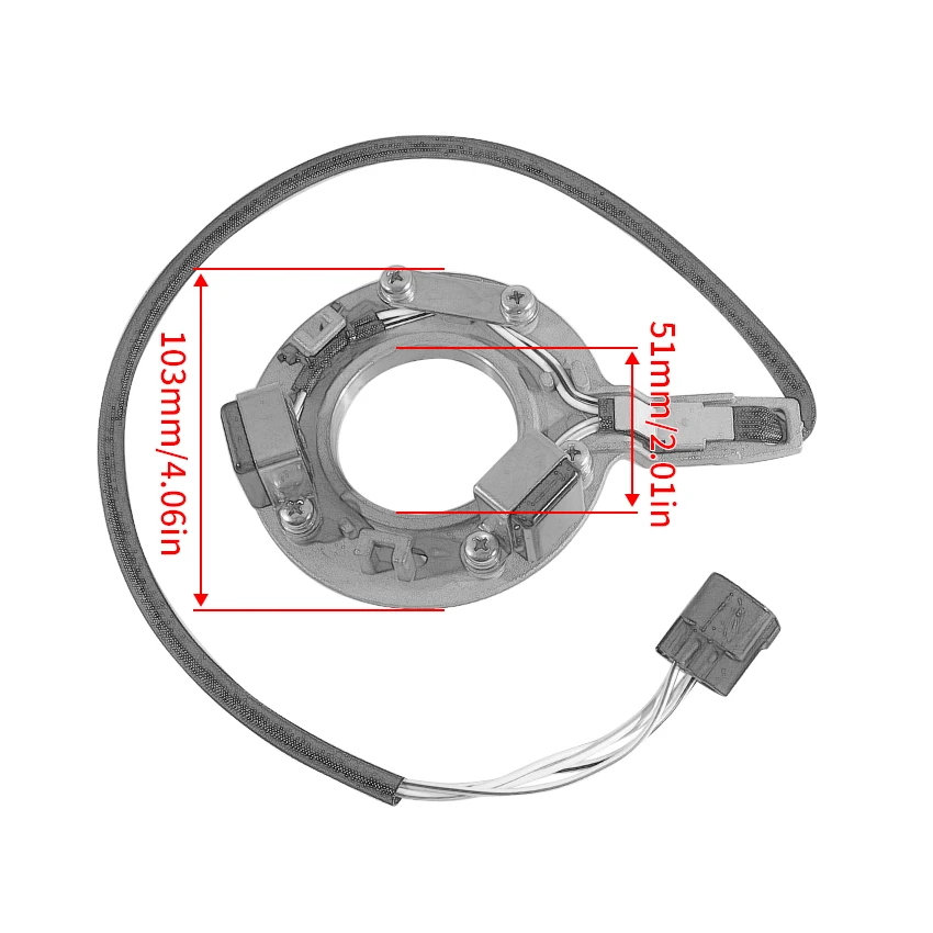 Motorradzubehör Pulsar/Pulsing Coil Sensor für Yamaha 50 PS 50J M (W/E/TO)S/L 75 PS E75 MLH 85 PS 85A ET/DL OEM: 688-85580-00 – Detail 9