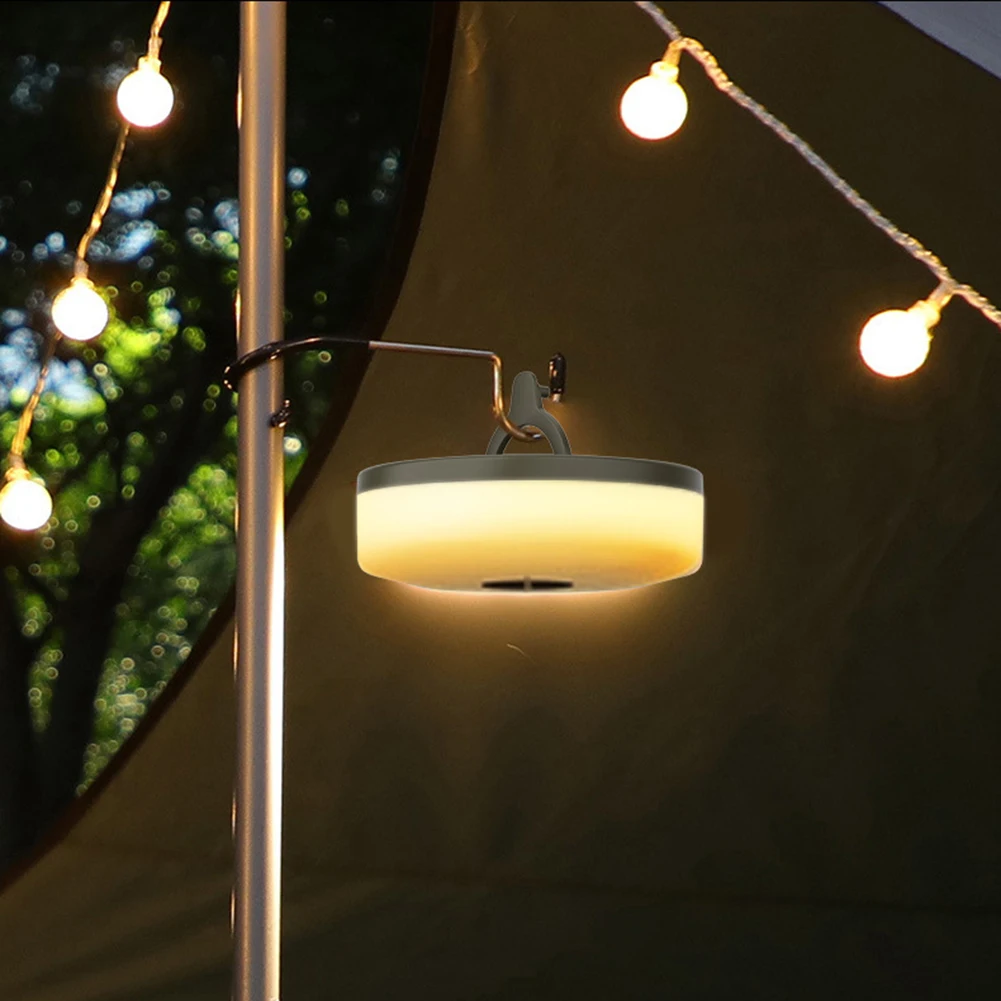 LED Camping Lamp Strip Atmosphere 10M Length Waterproof Recyclable Light Belt Outdoor Garden Decoration Lamp for Tent Room