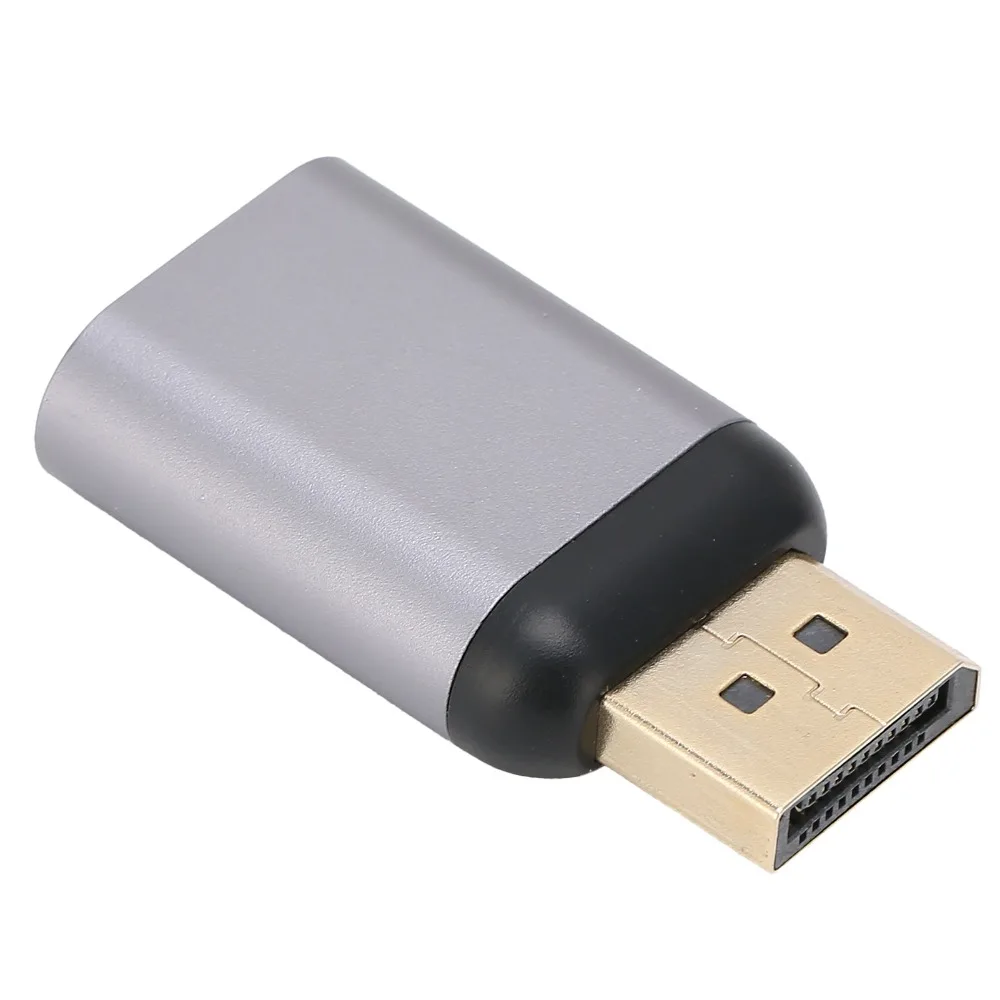 4K 60Hz 타입 C 암-DP 수 어댑터 플러그 앤 플레이 알루미늄 합금 USB C-DP 어댑터 비디오 컨버터 노트북용