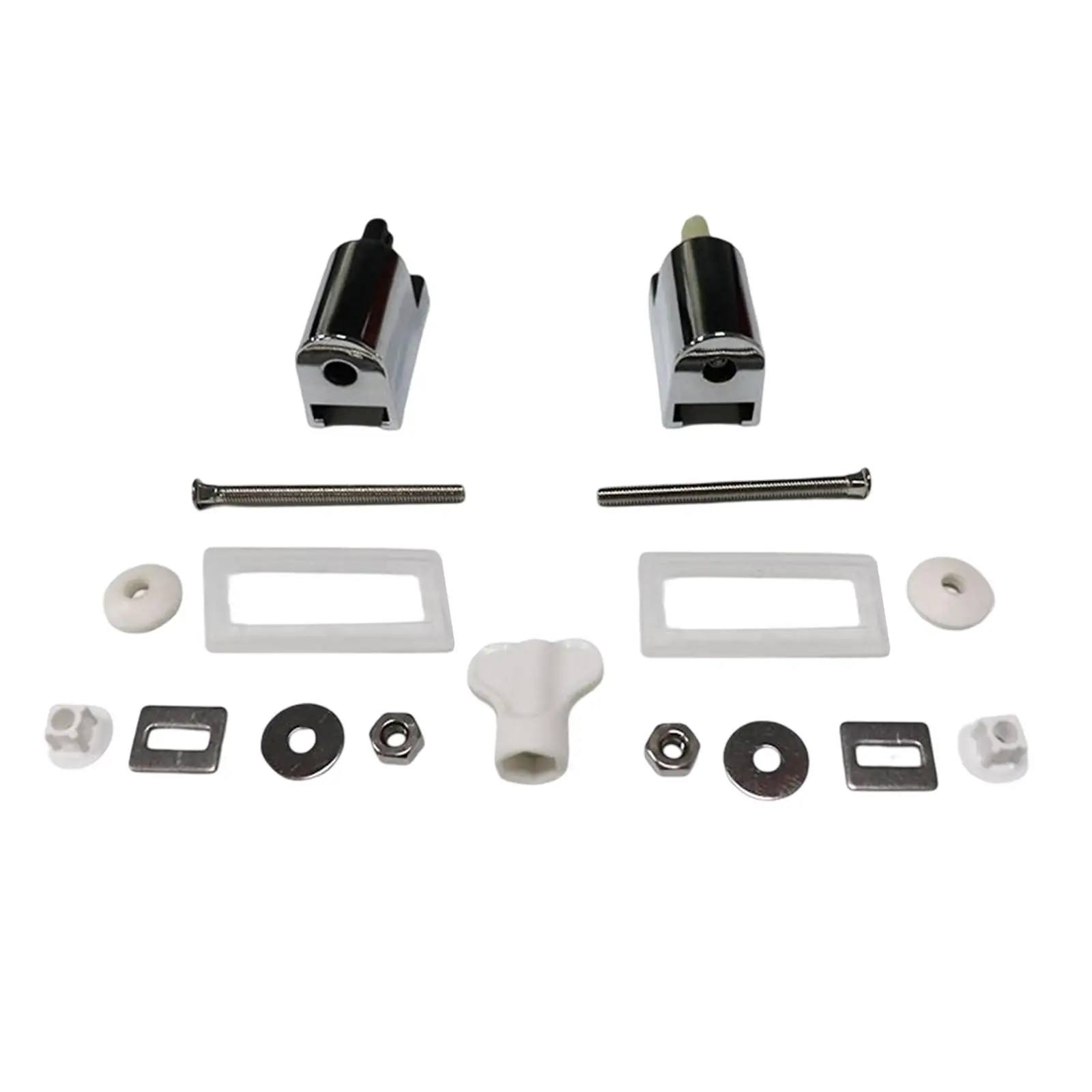 Toilet Seat Hinge Set Kitchen Bath Fixtures with Parts Toilet Cover Mounting Fixed Joint for Rice Cooker Lids Flipping Sliding