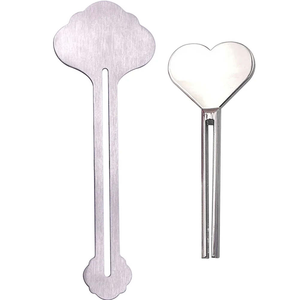 

2 Pcs Tooth Paste Toothpaste Squeezer Tube Metal Key Keys Dispenser Rollers Squeezers Wringers