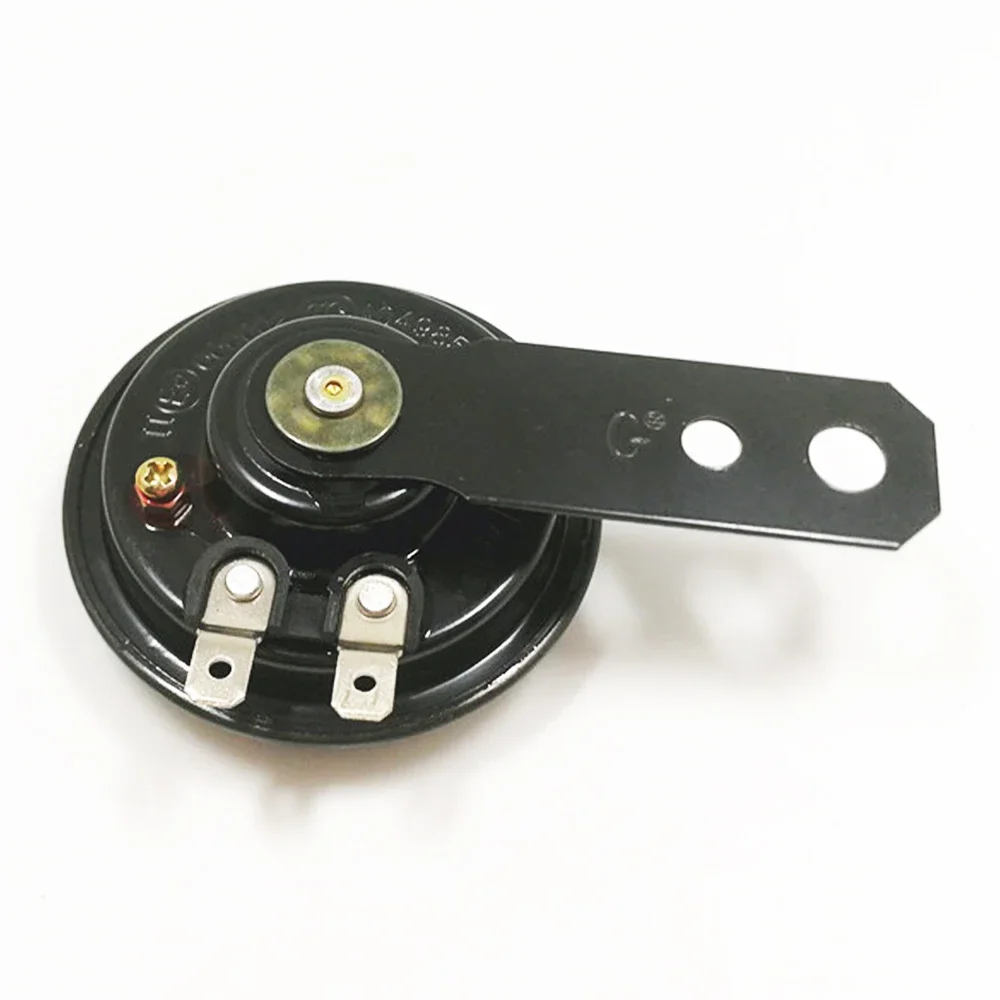 Motorcycle Electric Horn DC 12V 1.5A Black Metal Motorcycle Electric Air Horn Compound Horn Security Alarm Compound Alarm For Motorcycle Car Styling