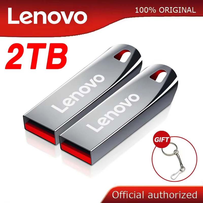 Lenovo Original 2TB 1TB 512GB Usb3.0 Flash Drives High Speed Metal Pendrive Portable Waterproof Memoria Usb Flash Disk