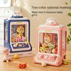 Cartoon Automatic Claw Machine Doll Machine Kids Operated Play Game Mini Claw Catch Toy Crane Machines Music Doll for Gift Toy 2