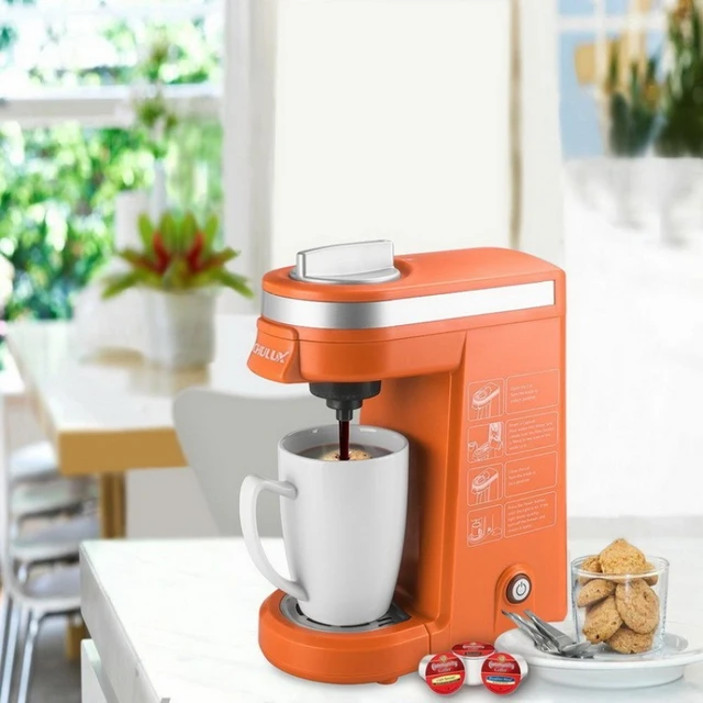 CHULUX Coffee Maker Single-Serve Coffee Machine for Capsule,Orange