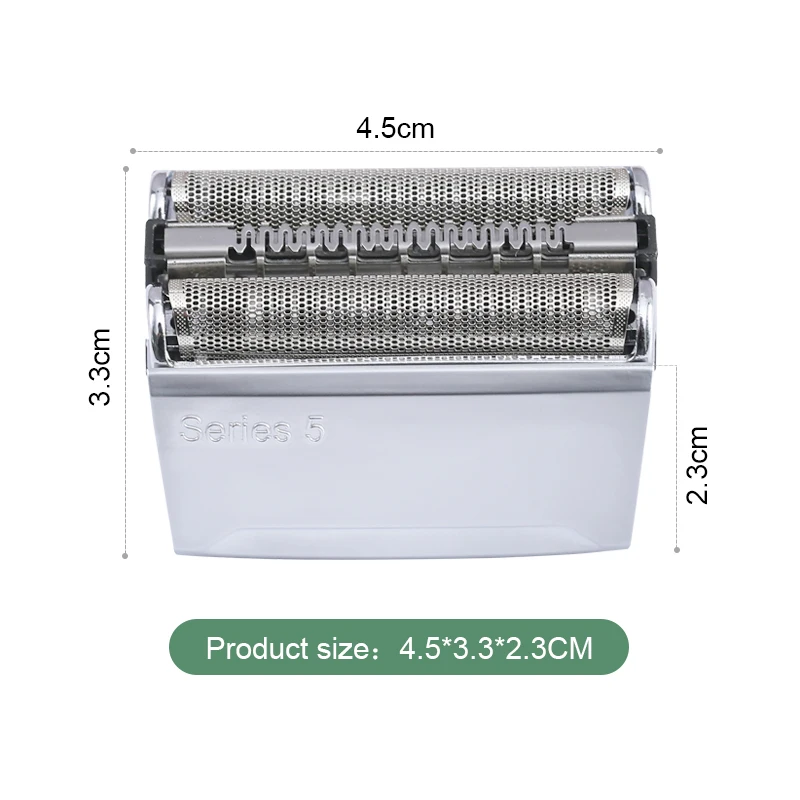 브라운 모델 5020S, 5030, 5030S, 5040, 5040S, 5050용 2PCS 5 시리즈 52S 면도기 교체 헤드