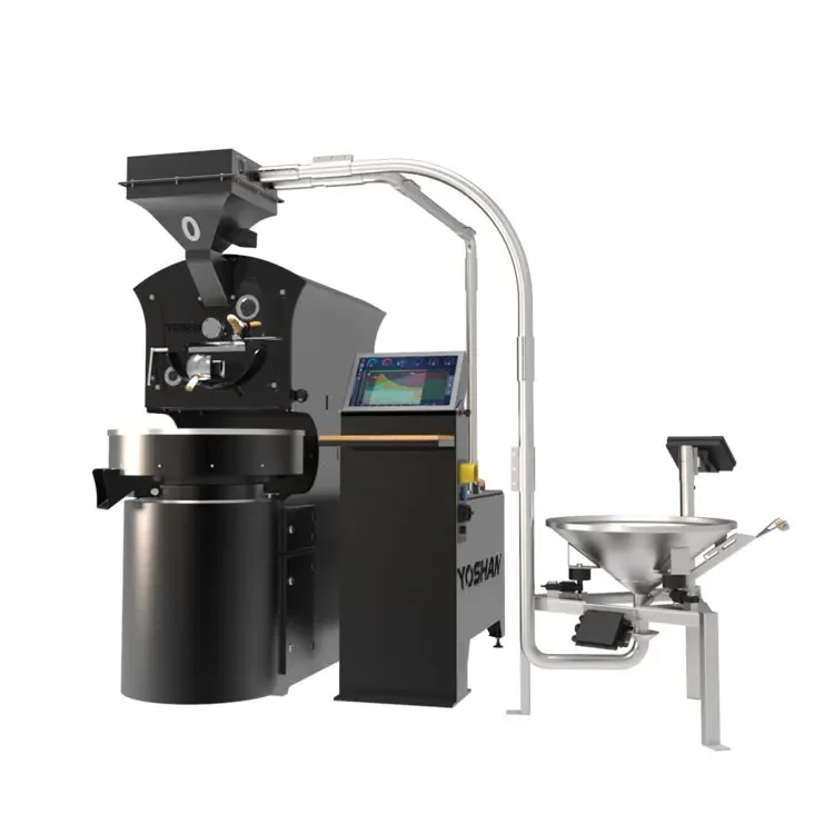 Factory Yoshan Giesen Sample Tostadora De Cafe Industrial Commercial 6Kg 10Kg 12Kg Coffee Bean Roasting Coffee Roaster Machine