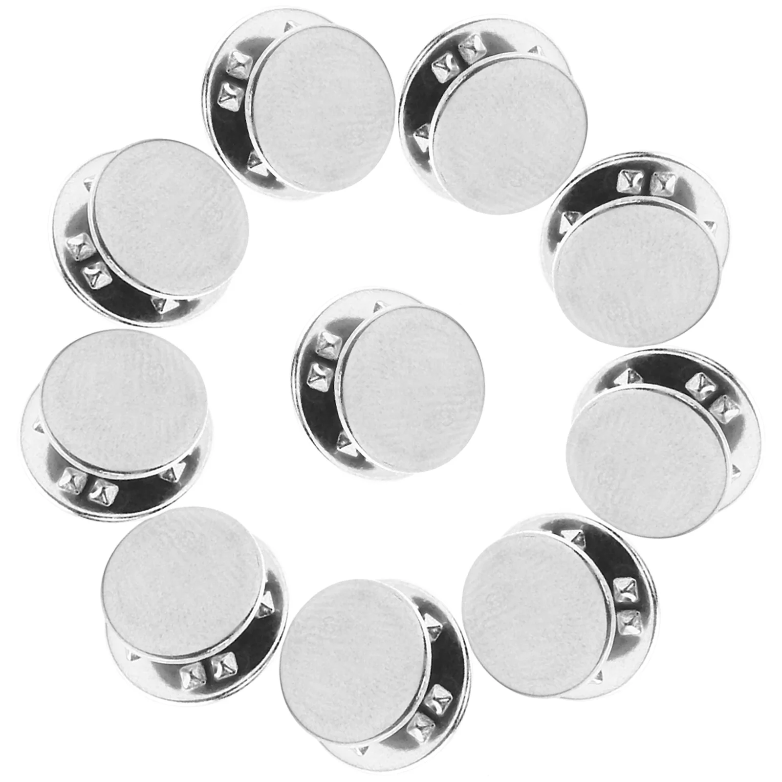 10 Pcs Accessories for Brooch Base Clutch Lapel Pin Backs Needle Multi-function Accessory