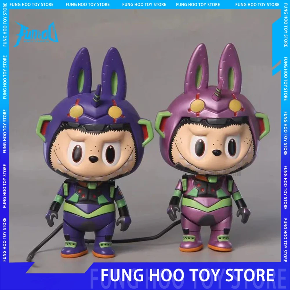 Eva Figure Labubu Anime Figure Evangelion-01 Figurine Neon Genesis Evangelion Statue Modelli In Pvc Ornamento Collezione Di Bambole Regali