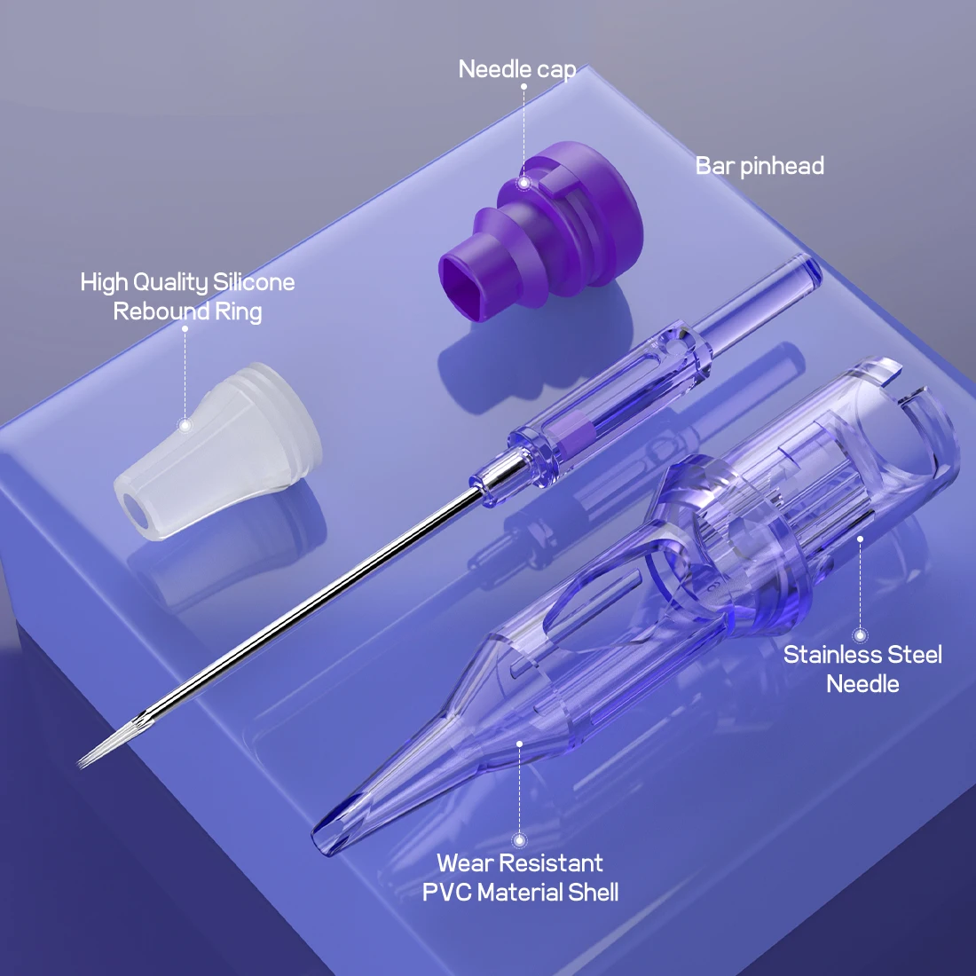 マストプロ使い捨てタトゥーニードルカートリッジ20本入り