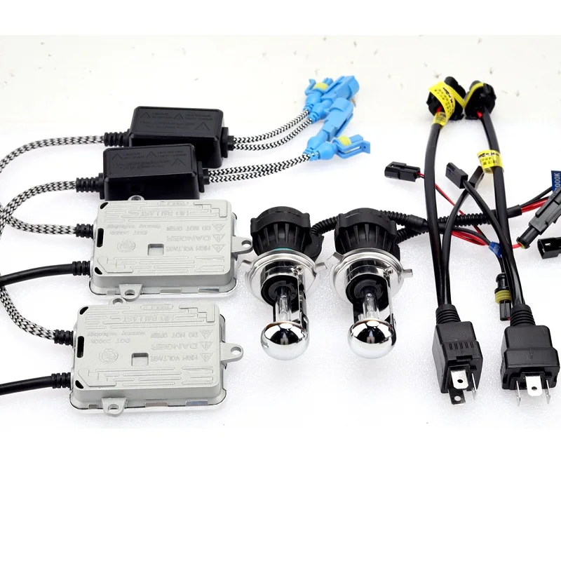 1 Kit H4 Bixenon High Low Hid H4-3 Car 55W Xenon Light 4300K 6000K 8000K 10000K