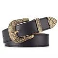 Gold buckle brown