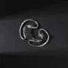 AOEDEJ 1Piece/Pair Punk Ear Cuff Stainless Steel Earrings Clip On Jewelry Men Vintage Skull Snake Helix Fake Piercings Earring 6