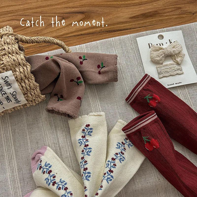 children's socks autumn and winter girls cotton baby accessproes ملابس اطفال одежда для новорождëных bebê 5 S5f97b25b74184318840beb9bca31fceaG