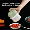 Electric Garlic Purer 250ML Mini Electric Garlic Chopper USB Charging Ginger Vegetable Cutter Food Chopper Kitchen Tools 4