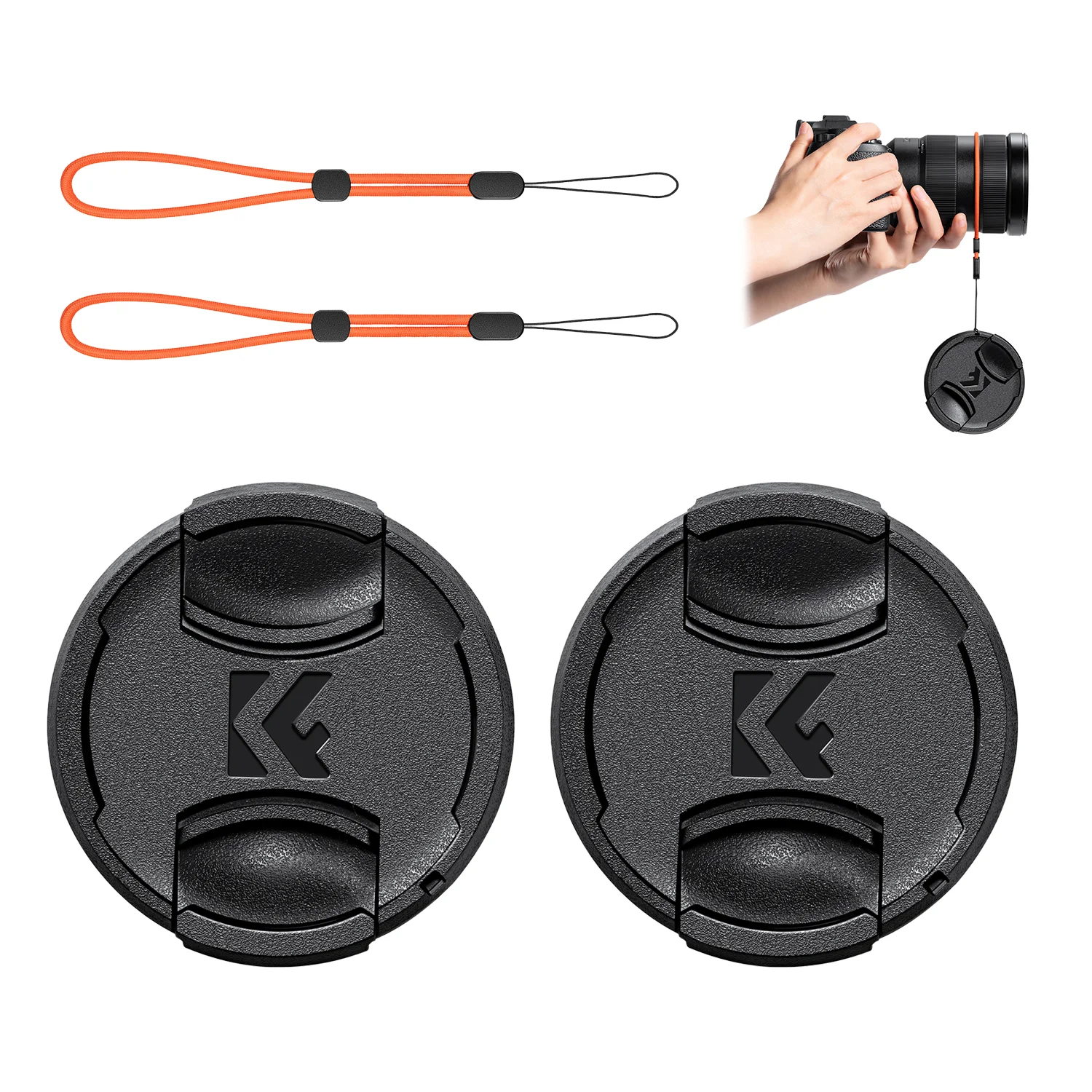 Universal Lens Cap by K&F Concept - Available in Multiple Sizes