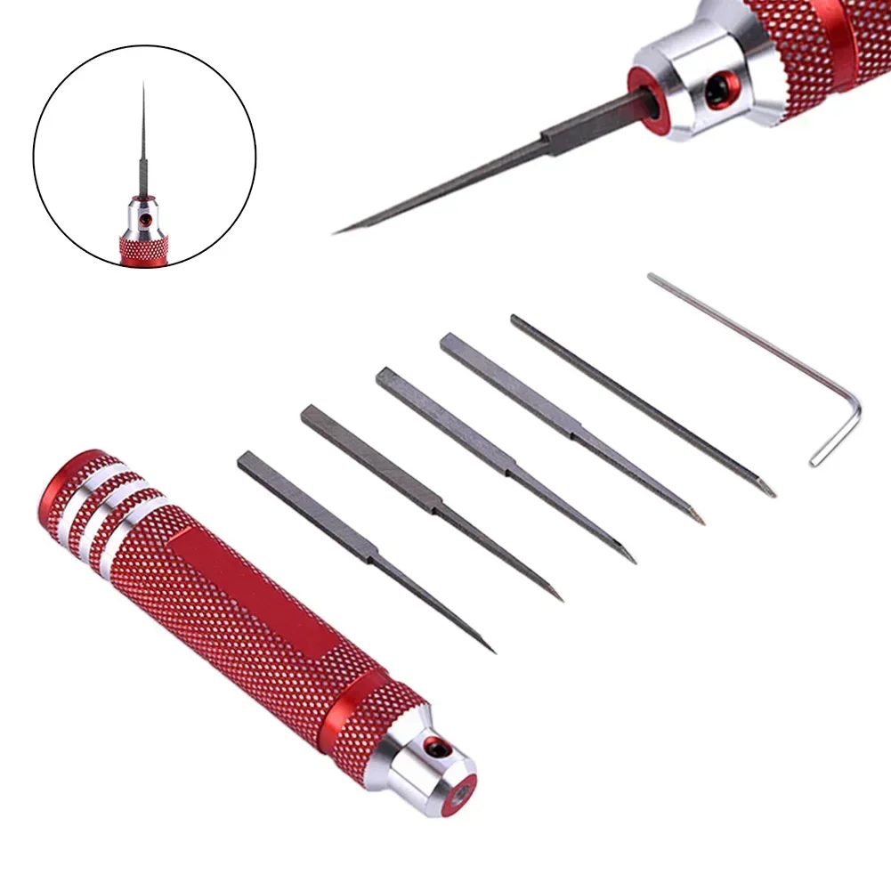 Prime modèle Scriber Gundam résine sculptée Scribe ligne passe-temps outil de coupe ciseau 5 lames 0.2/0.4/0.6/0.8/1.0mm (Prime modèle Scriber