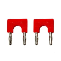 10pcs 4mm Banana Plug Electrical Connector Short-circuit Plug Terminal Couple Adapter J.20004 4