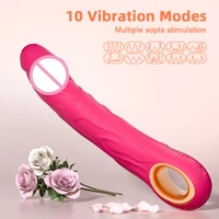 Dildo Vibrator für Frauen Vagina G-Punkt Vibrator Klitoris Nippel Stimulator Gefälschte Penis Weibliche Masturbation Sex Spielzeug für Frauen 2