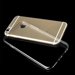 Crystal Clear TPU Gel Phone Cover - Transparent Protective Case Shell - iPhone SE 2016 (Clear)