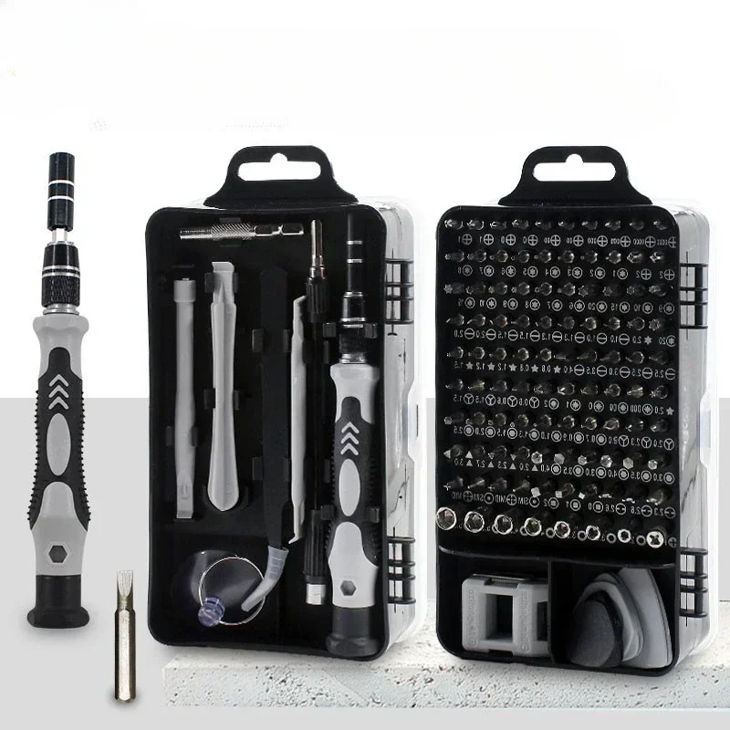 

115-in-1 Screwdriver Hardware Tools Multi-function Screwdriver Combination Mobile Phone Computer Dismantling and Repair Set