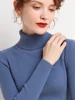 Women Fall Turtleneck Sweater Knitted Soft Pullovers Cashmere Jumpers Basic Soft Sweaters Female Basic Blouse New 3
