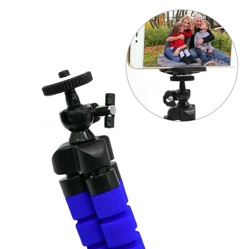 Tripod Clip Stand Mobile Phone Holder Stand Flexible Octopus Sponge Tripod Bracket Holder Mini Flexible for Camera phone tripod mini tripod flexible phone tripod camera tripod phone tripod mount mini ball head tripod mount photography tripod camera tripod mount