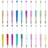 100Pcs Bead Pens Wholesale Creative Plastic Beaded Pen Ballpoint Pen Printable Beadable Pen DIY Gift for Student Office Supplies 3