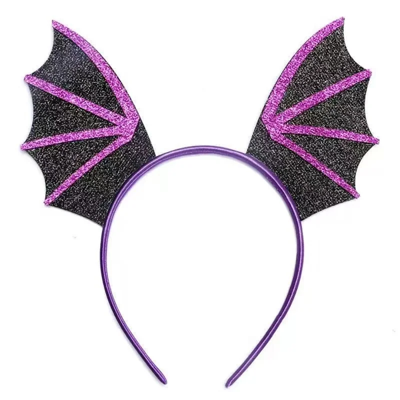 

Halloween Bat Wings Shape Hairpin Gothic Kids Female Clip Headdress Punk Hair Clip HorrorEyes for Haunted House Party Head Decor