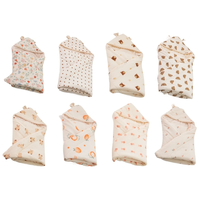 

Cartoon Infant Hooded Towel Breathable Sleeping Bag Baby Receiving Blanket