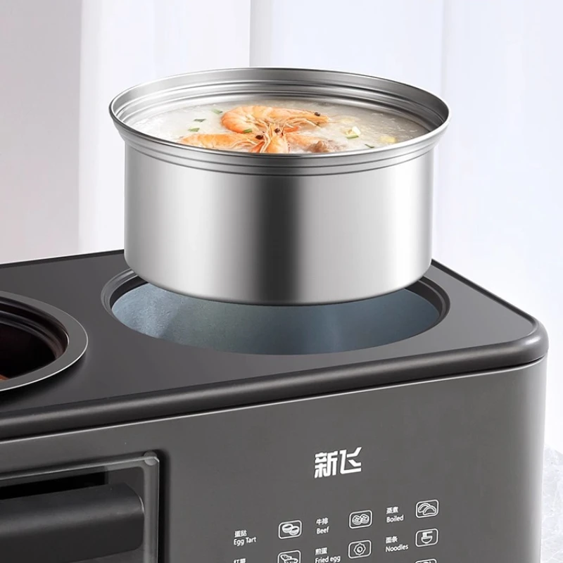 Breakfast Machine Lazy Multi-Functional Household Small Oven Bread Toaster Grill Steak Machine Steamer Cooker