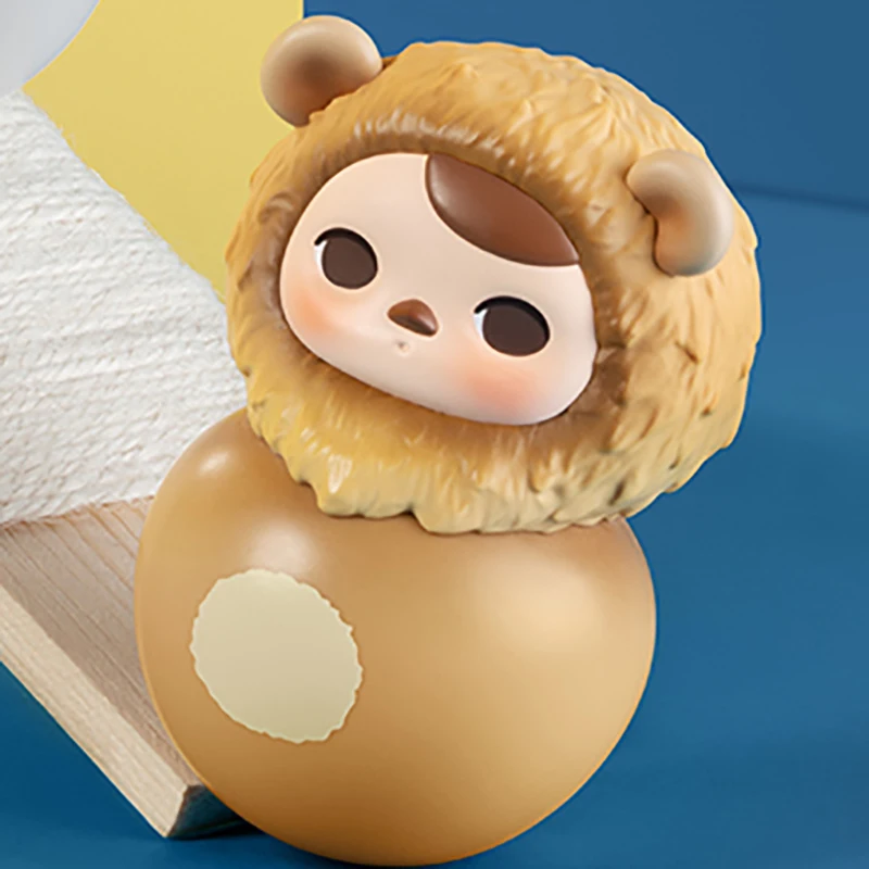 POP MART PUCKY Roly-Poly Kitty Series Blind Box Guess Bag Mystery Box Toys Doll Cute Anime Figure Ornaments Gift Collection