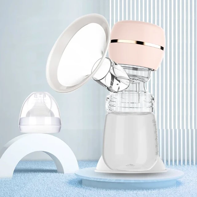 ใหม่เครื่องปั๊มนมไฟฟ้าพร้อมแรงดูดสําหรับนมแม่นวดหลังคลอดไม่เจ็บปวดและเงียบปั๊มนมชาร์จ 1