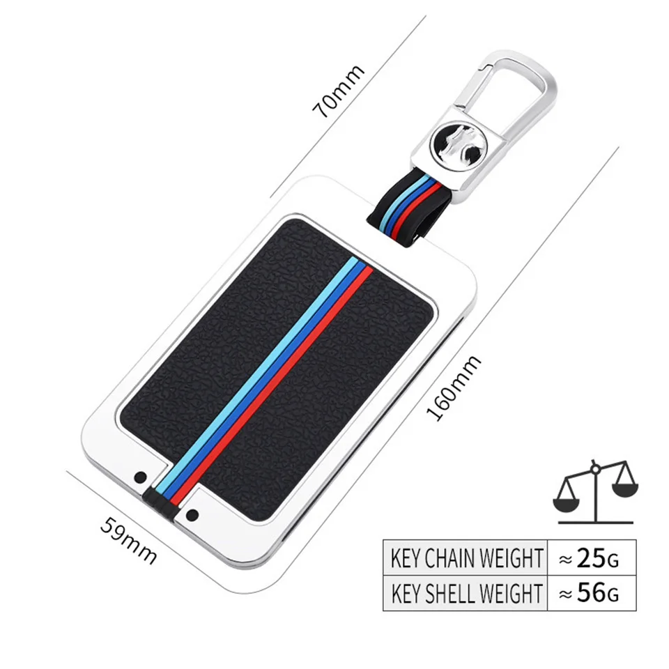 Custodia portachiavi per auto borsa portachiavi per Bmw 1 3 5 7 serie X1 X3 X5 X6 X7 F30 G20 F34 f31 G30 G01 F15 G05 I3 M4 accessori per lo Styling dell'auto - S5f9861014f2b46b69ffde926629ec1c41