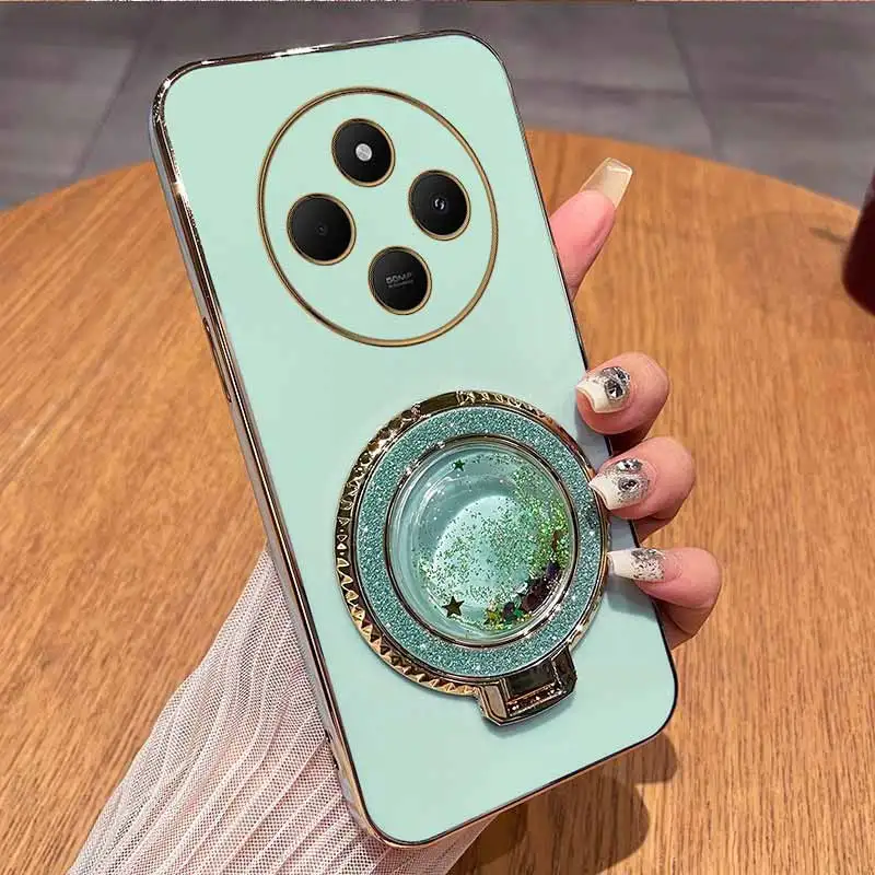 Enhanced Circular Support Plating Phone Case Cover