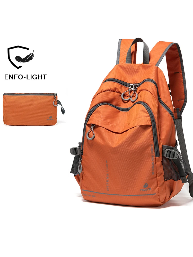 Fouvor Women's Backpack 2024 Multiple Pockets Casual Zipper Large Capacity Travel Oxford Bags Waterproof Backpacks 3037-03