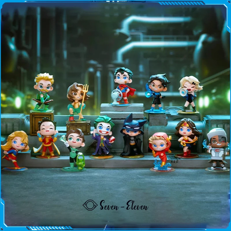 Pop 2024 New Dc Justice League Blind Box Batman Superman Mystery Box Joker Figure Room Decoration Giocattolo Per Bambini Gif Di Compleanno