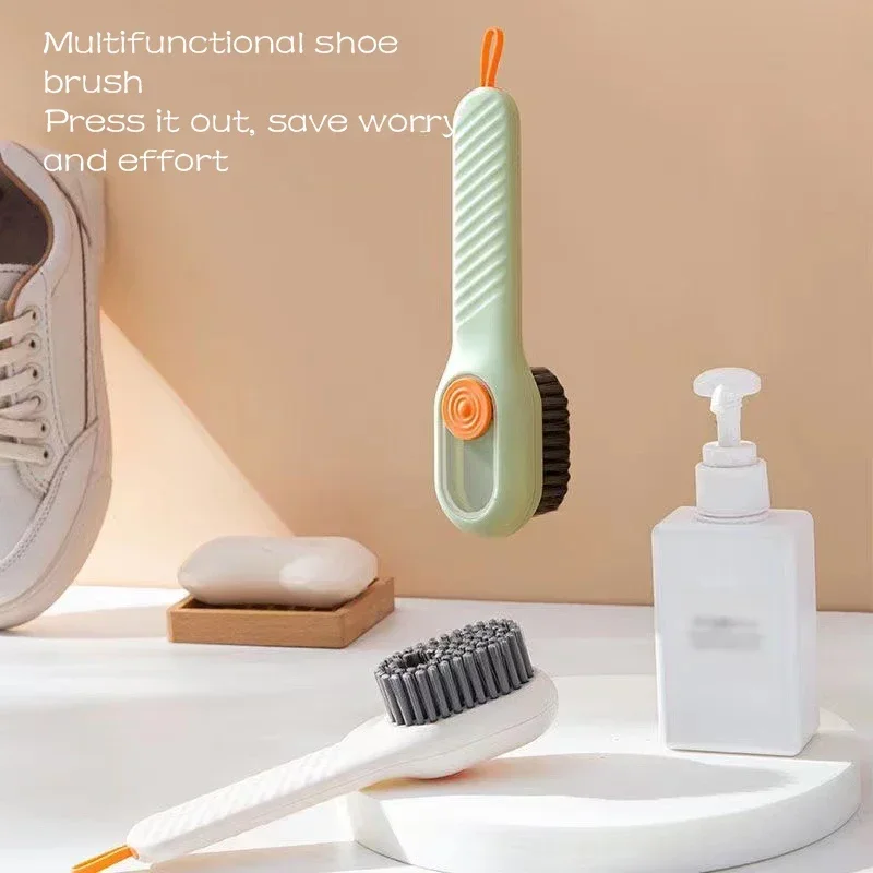 Shoe Brush Cleaning Brush Liquid Long Handle Clothes Board Household Cleaning Tool shoe brush interior cleaning brush laundry brush