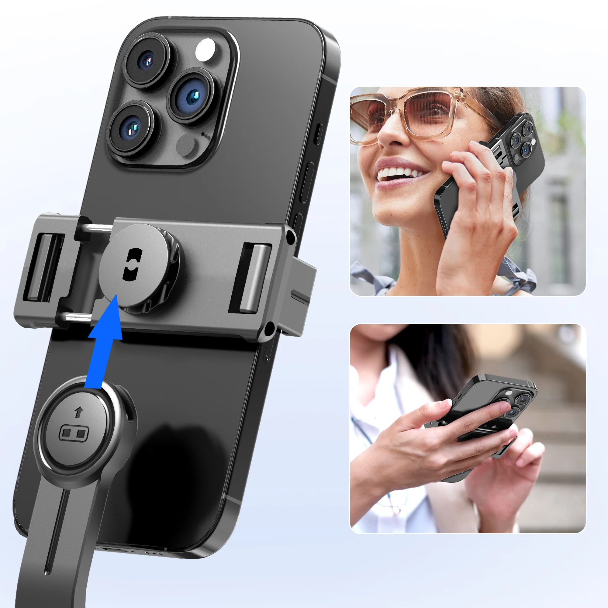 F01 Selfie Stick Tripod Phone Stand Desktop Portable Handheld Mini Tripod with Wireless Bluetooth Stabilizer for iPhone Android