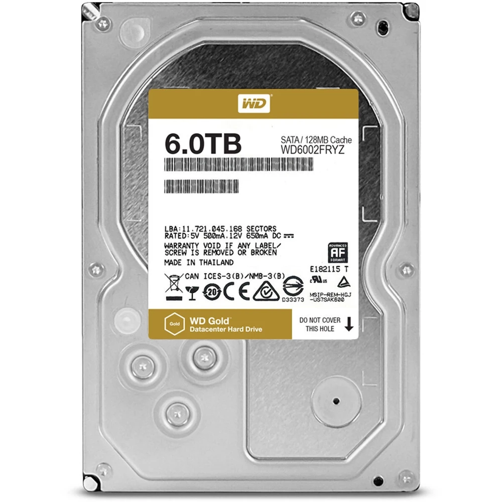 Жесткий диск WD Gold SATA-III 6 TB (WD6003FRYZ) |