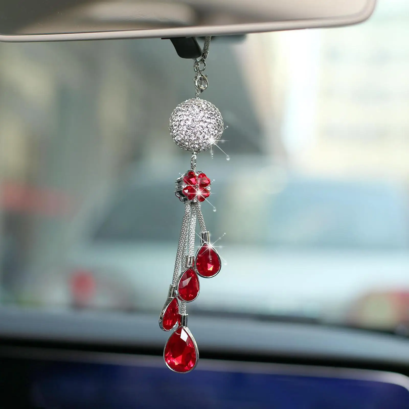 Bling Car Accessories for Mirror, Bling Car Decoration Crystal Car Rear View