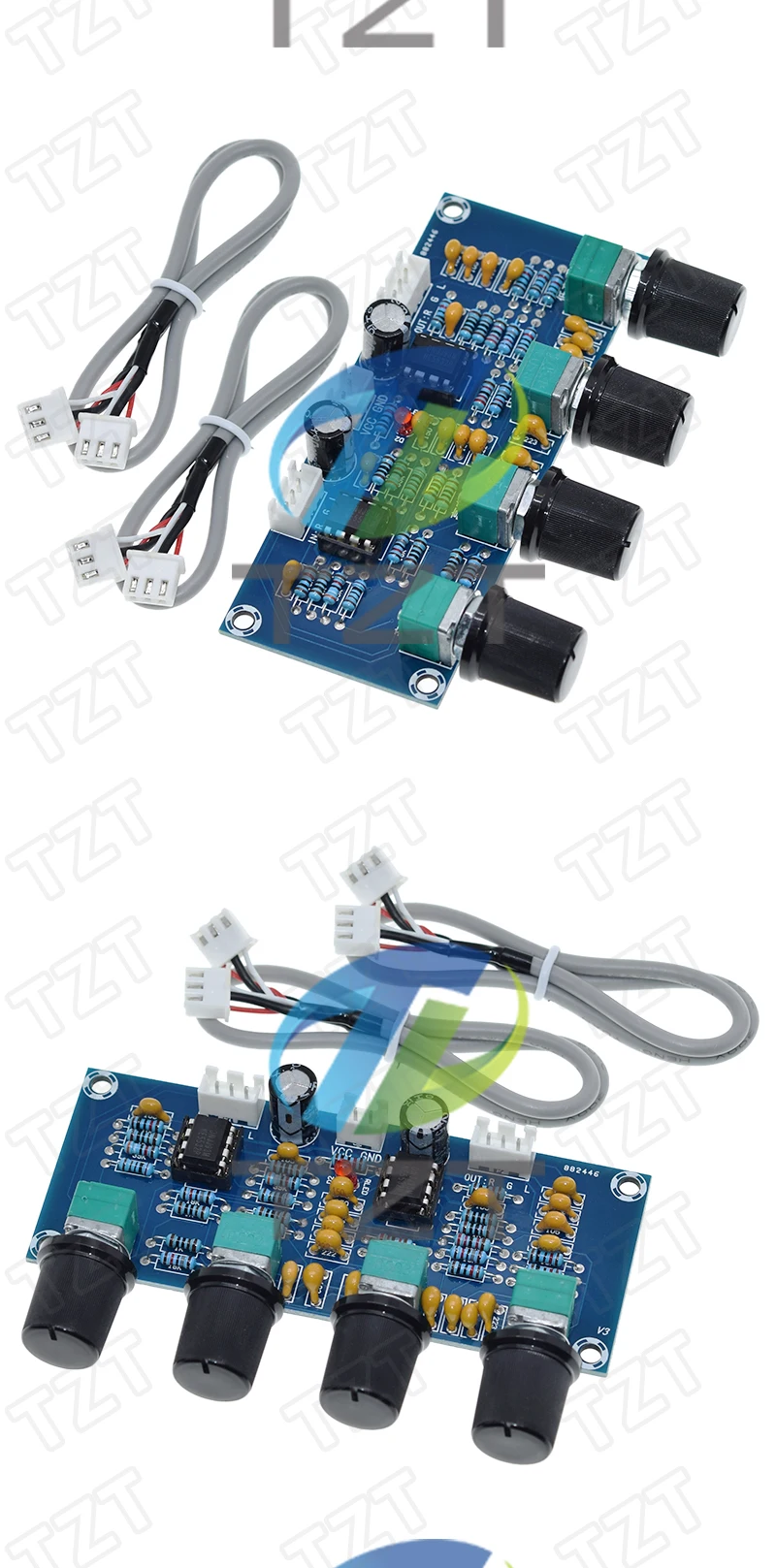 XH-A901 NE5532 Tone Board Vorverstärker Vorverstärker Mit Höhen Bass Lautstärke Einstellung Vorverstärker Tone Controller Für Verstärker Bord – Detail 4